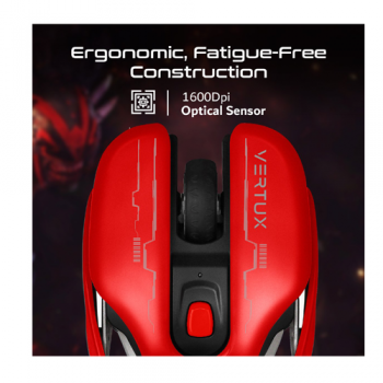 High Performance Ergonomic Wireless Gaming Mouse