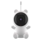 كاميرا أطفال باورولوجي واي فاي لمراقبة طفلك في الوقت الحقيقي - أبيض
