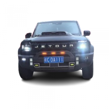 Spot bar front bumper with lighting