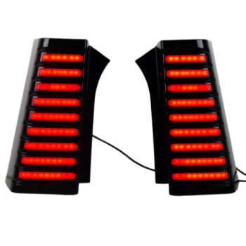 LED tail lights on the sides of the rear window of Jetour T2