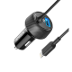 PowerDrive 2 Elite Car Charger With Connector Black