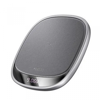 Yesido wireless charger digital LED screen fast charger