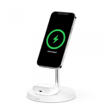2-in-1 Wireless Charger Stand with MagSafe 15W