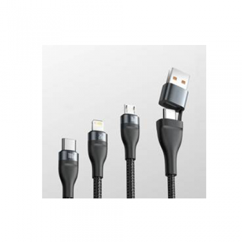 Baseus 3-in-1 USB Charging Cable with Dual Head 1.2 meter