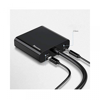 Baseus HDMI To VGA Converter Adapter Black