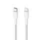 Heavy duty USB-C braided cable for Lightning MFi 2m