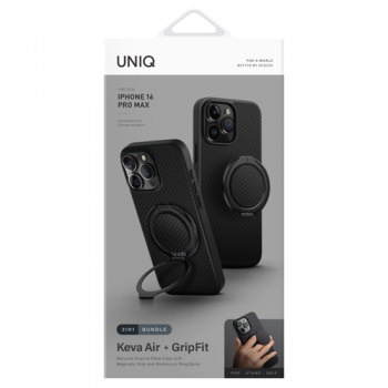 Uniq iPhone 16 Pro Keeva Air MagSafe GripFit Premium