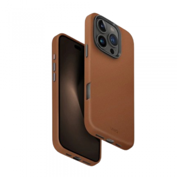 Uniq Luxury Leather Case for iPhone 16 Pro