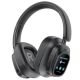 High-Definition Hybrid ANC Headphones with Detachable Magnetic LCD Touch Screen Controller.