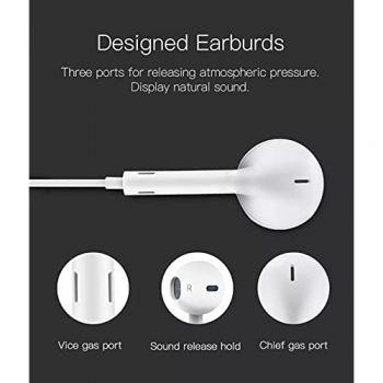 Yesido Wired In-Ear Earphones With Mic White
