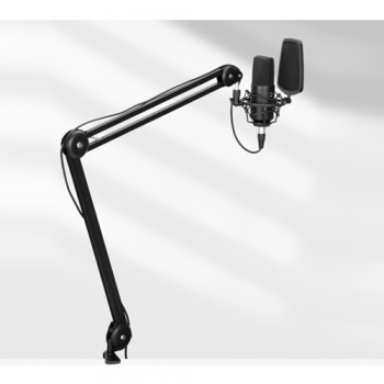 Aluminum Alloy Desk Holder Microphone Stand Bracket For streaming, podcasting and Home Studio Setups