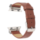 Promate 38mm Leather Watch Strap for Apple Watch Series - Brown