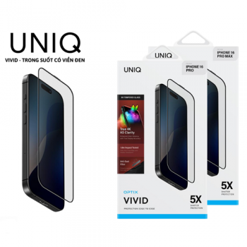 iPhone 16 Pro Max Tempered Glass - UniQ VIVID